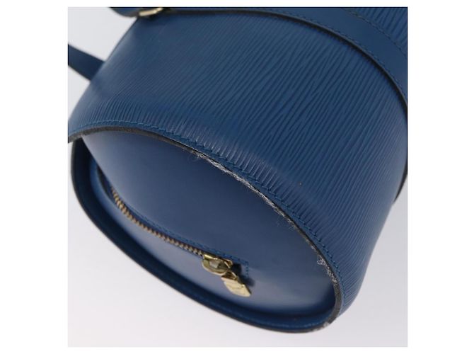 LOUIS VUITTON Borsa a Mano Epi Soufflot Blu M52225 LV Auth AMZ050A - vista 15