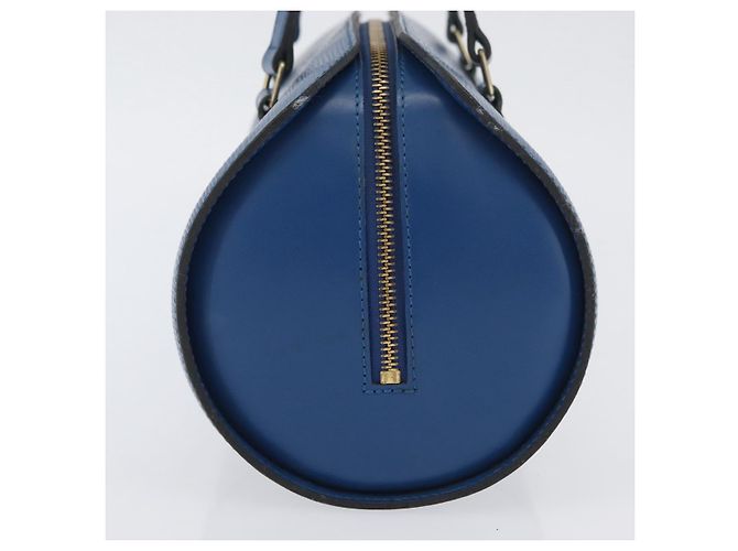 LOUIS VUITTON Borsa a Mano Epi Soufflot Blu M52225 LV Auth AMZ050A - vista 3