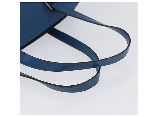 LOUIS VUITTON Borsa a Mano Epi Soufflot Blu M52225 LV Auth AMZ050A - vista 7
