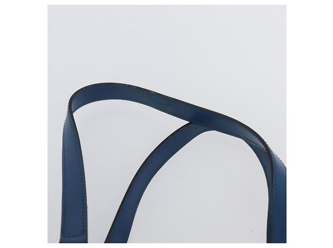 LOUIS VUITTON Borsa a Mano Epi Soufflot Blu M52225 LV Auth AMZ050A - vista 8