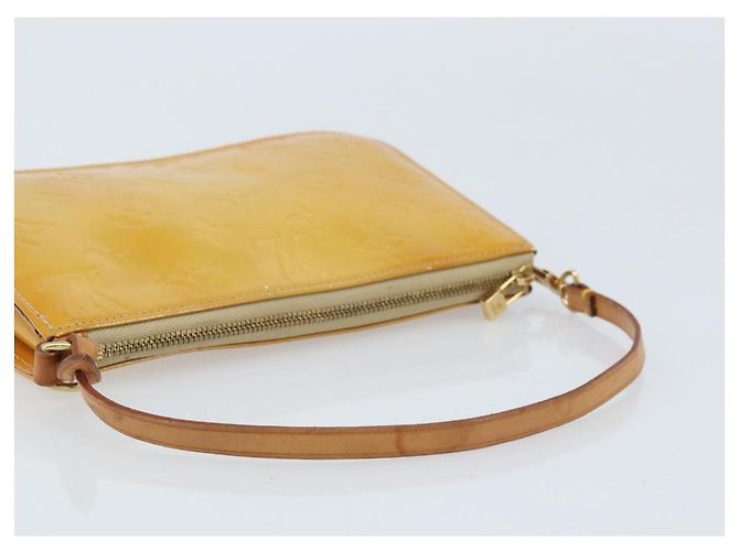 LOUIS VUITTON Bolsa Lexington Monogram Vernis Beige M91010 LV Auth gh1874 - vista 7
