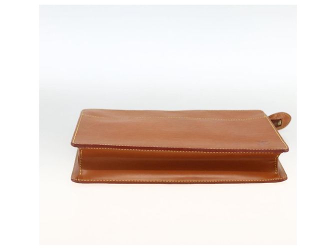 LOUIS VUITTON Epi Pochette Uomo Borsa Clutch Marrone Zipangu M52528 Auth th6652 - vista 6