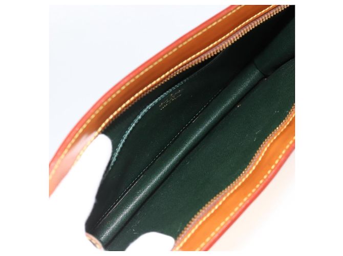 LOUIS VUITTON Epi Pochette Uomo Borsa Clutch Marrone Zipangu M52528 Auth th6652 - vista 9
