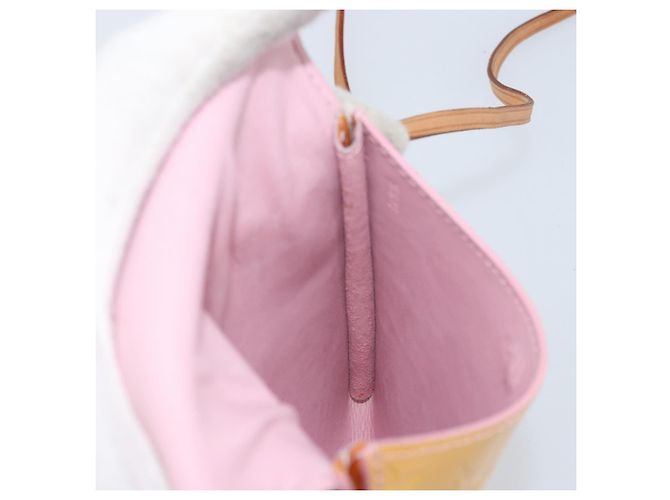 LOUIS VUITTON Borsa a Spalla Kenmare Monogram Vernis Rosa Marshmallow Auth bs33752 - vista 19
