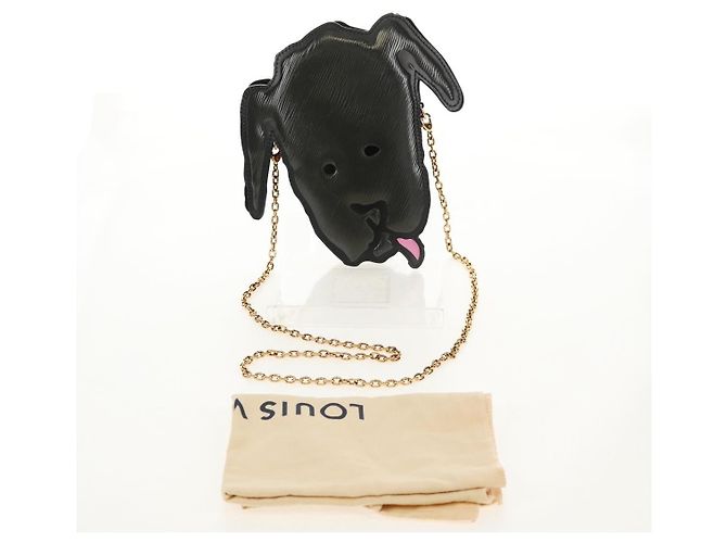LOUIS VUITTON Pochette a Spalla Dog Face Epi Grigia M53171 LV Auth 142694SAM Marrone - vista 12