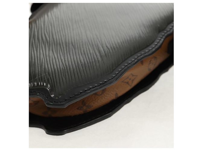 LOUIS VUITTON Pochette a Spalla Dog Face Epi Grigia M53171 LV Auth 142694SAM Marrone - vista 19