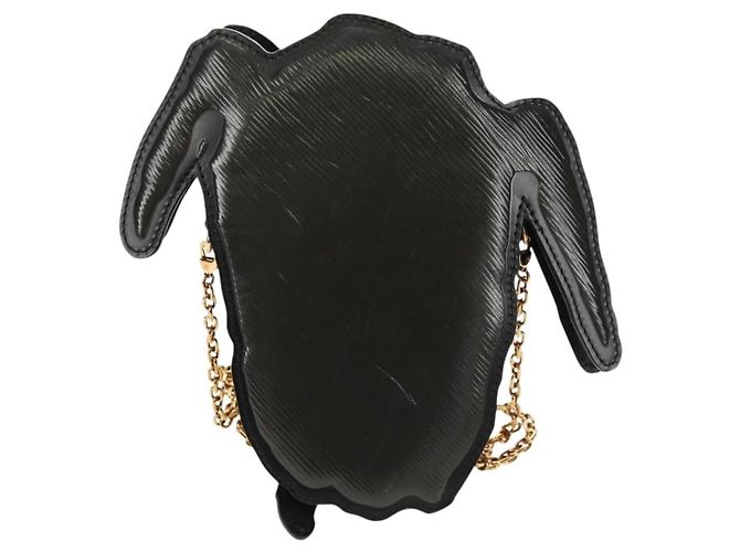 LOUIS VUITTON Pochette a Spalla Dog Face Epi Grigia M53171 LV Auth 142694SAM Marrone - vista 2
