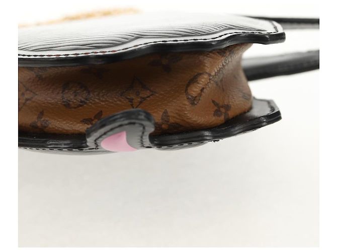 LOUIS VUITTON Pochette a Spalla Dog Face Epi Grigia M53171 LV Auth 142694SAM Marrone - vista 20