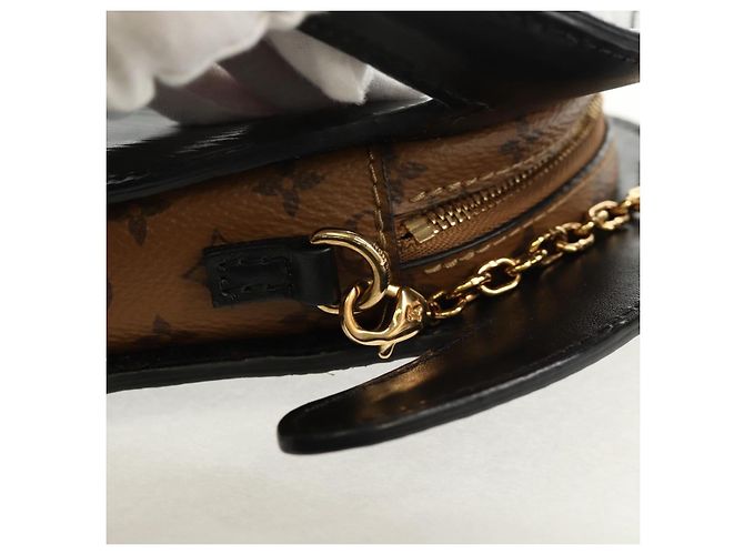 LOUIS VUITTON Pochette a Spalla Dog Face Epi Grigia M53171 LV Auth 142694SAM Marrone - vista 22
