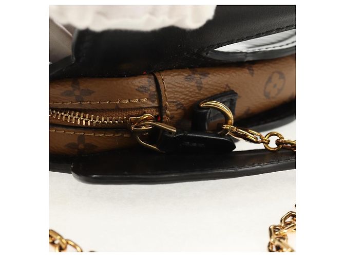 LOUIS VUITTON Pochette a Spalla Dog Face Epi Grigia M53171 LV Auth 142694SAM Marrone - vista 23