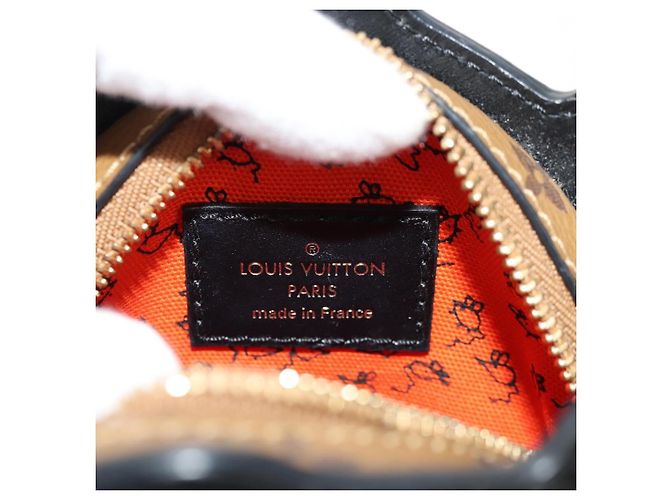 LOUIS VUITTON Pochette a Spalla Dog Face Epi Grigia M53171 LV Auth 142694SAM Marrone - vista 24