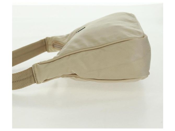 PRADA Borsa a mano in nylon avorio argento Auth 166457 Crudo - vista 4