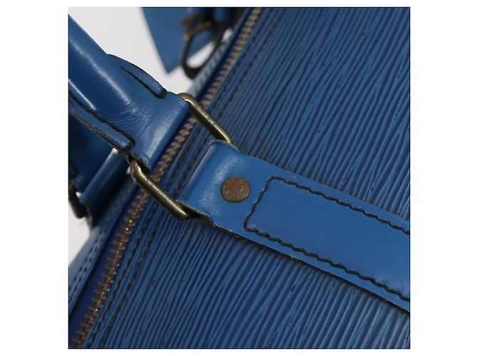 LOUIS VUITTON Epi Keepall 45 Borsa Boston Blu M42975 LV Auth 148140A - vista 17