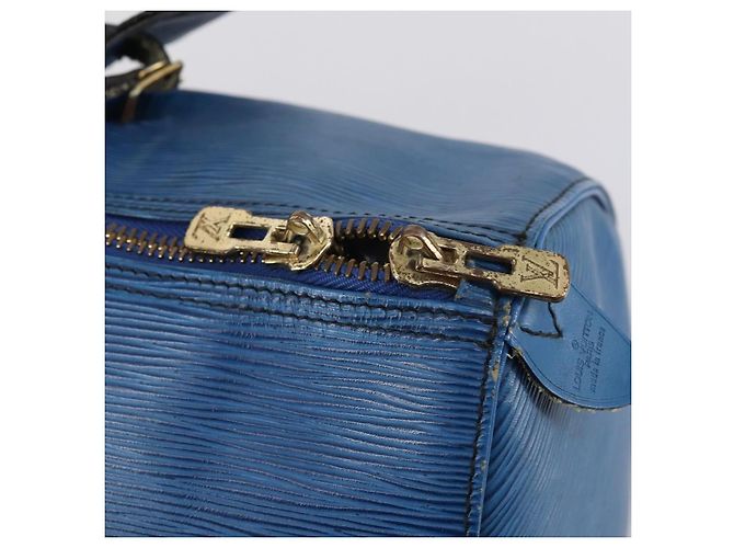 LOUIS VUITTON Epi Keepall 45 Borsa Boston Blu M42975 LV Auth 148140A - vista 20
