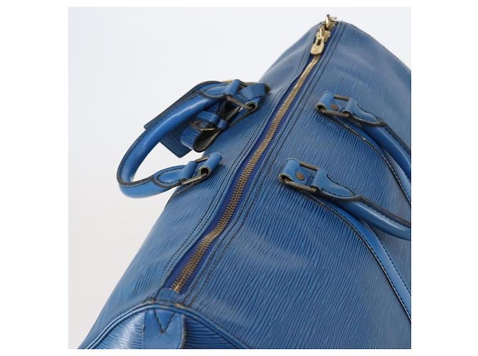 LOUIS VUITTON Epi Keepall 45 Borsa Boston Blu M42975 LV Auth 148140A - vista 6
