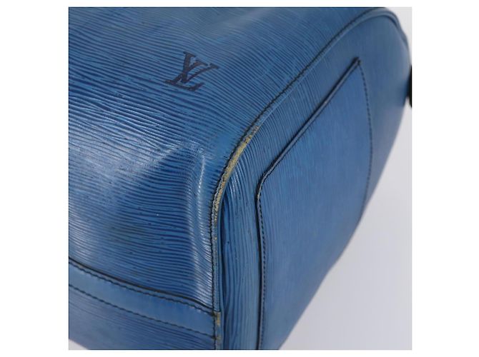 LOUIS VUITTON Epi Keepall 45 Borsa Boston Blu M42975 LV Auth 148140A - vista 9