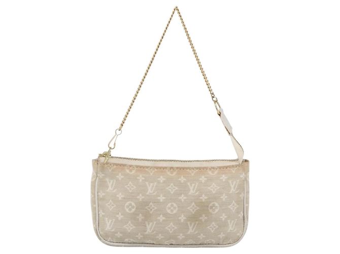 LOUIS VUITTON Mini Lin Mini Pochette Accesorios Pouch Dunne Auth 153515A - vista 13