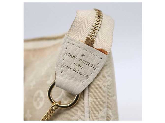 LOUIS VUITTON Mini Lin Mini Pochette Accesorios Pouch Dunne Auth 153515A - vista 17