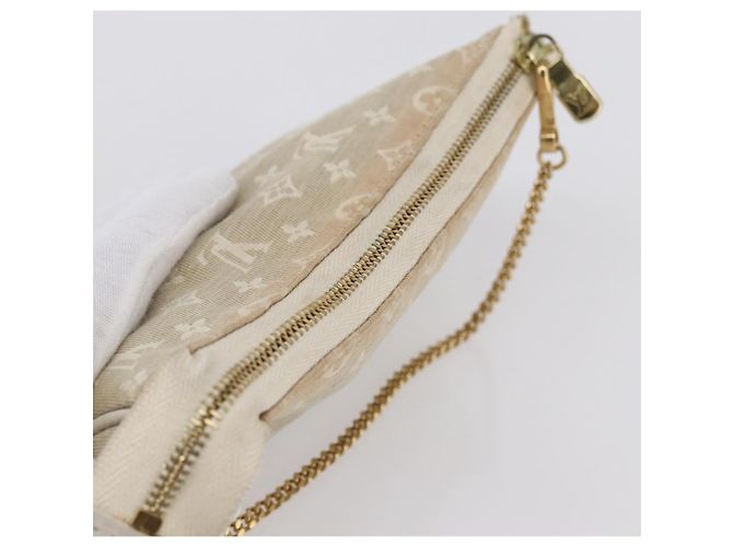 LOUIS VUITTON Mini Lin Mini Pochette Accesorios Pouch Dunne Auth 153515A - vista 6