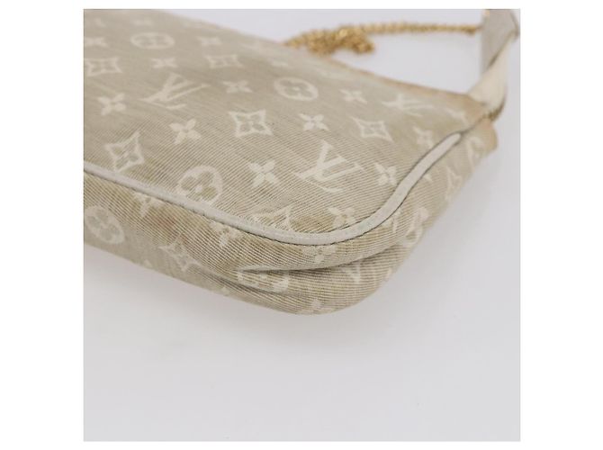 LOUIS VUITTON Mini Lin Mini Pochette Accesorios Pouch Dunne Auth 153515A - vista 9