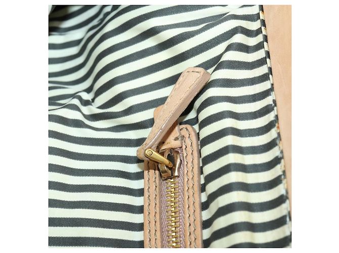 Borsa Tote Miu Miu in pelle beige dorato Auth yk19778A - vista 22