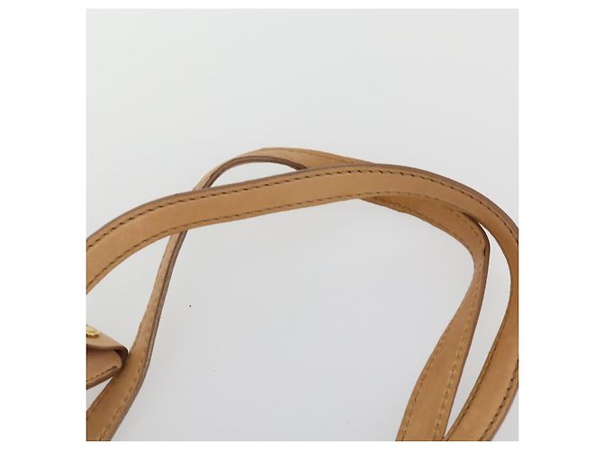 Borsa Tote Miu Miu in pelle beige dorato Auth yk19778A - vista 8