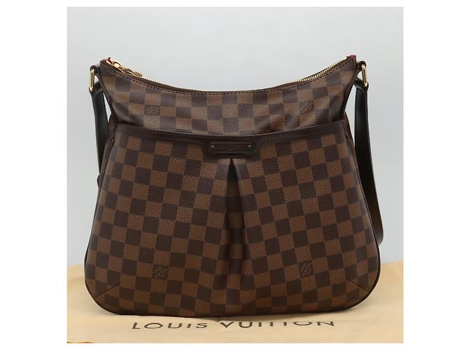 LOUIS VUITTON Borsa a Spalla Damier Ebene Bloomsbury PM N42251 LV Auth MY060V - vista 12