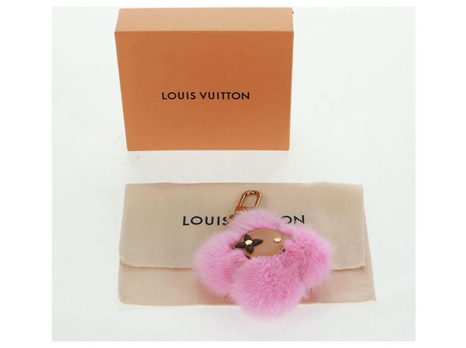 LOUIS VUITTON Monogram Vivienne Portachiavi Vivienne Rosa Auth 158215SAM - vista 12