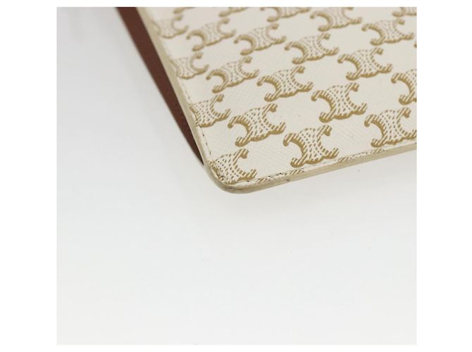 Céline Borsa a Spalla CELINE Triomphe PVC Beige Auth ka1704V - vista 14