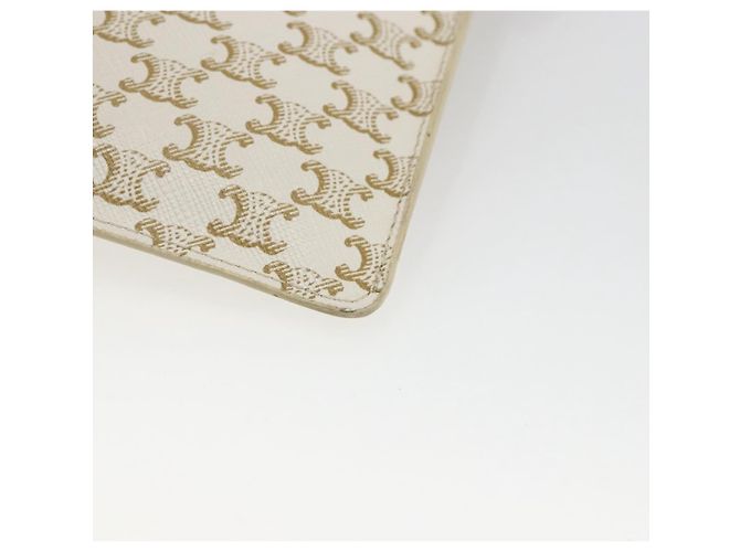 Céline Borsa a Spalla CELINE Triomphe PVC Beige Auth ka1704V - vista 15