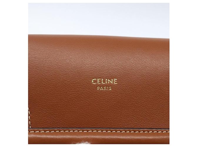 Céline Borsa a Spalla CELINE Triomphe PVC Beige Auth ka1704V - vista 17