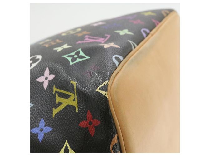 LOUIS VUITTON Sac à épaule Noe Monogram Multicolore Noir M42230 LV Auth am337bSAV - vue 18