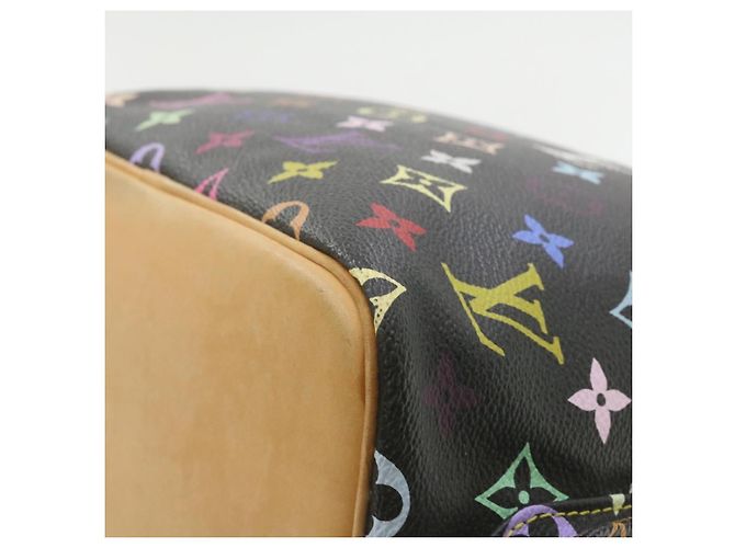 LOUIS VUITTON Sac à épaule Noe Monogram Multicolore Noir M42230 LV Auth am337bSAV - vue 19