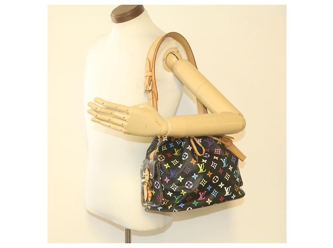 LOUIS VUITTON Sac à épaule Noe Monogram Multicolore Noir M42230 LV Auth am337bSAV - vue 23