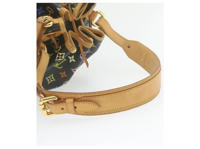 LOUIS VUITTON Sac à épaule Noe Monogram Multicolore Noir M42230 LV Auth am337bSAV - vue 7