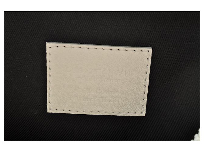 LOUIS VUITTON Borsa a Spalla Virgil Abloh Soft Trunk Box Bianca M53254 Auth ak104SM Bianco - vista 8