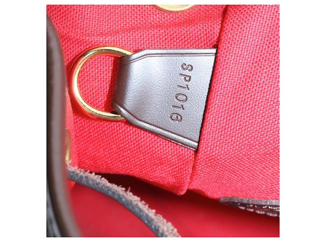 LOUIS VUITTON Zaino Montsouris MM Damier Ebene N51143 LV Auth 26498SAM - vista 10