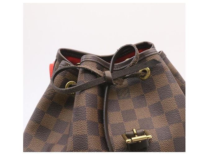 LOUIS VUITTON Zaino Montsouris MM Damier Ebene N51143 LV Auth 26498SAM - vista 15