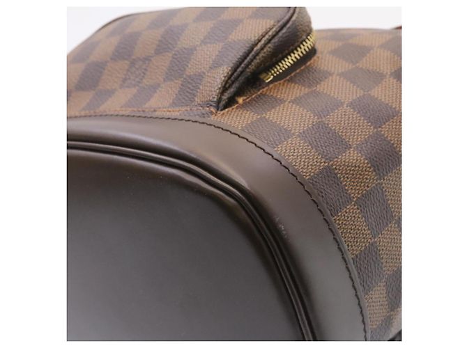 LOUIS VUITTON Zaino Montsouris MM Damier Ebene N51143 LV Auth 26498SAM - vista 16