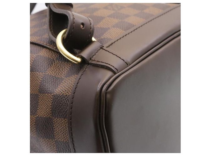 LOUIS VUITTON Zaino Montsouris MM Damier Ebene N51143 LV Auth 26498SAM - vista 17