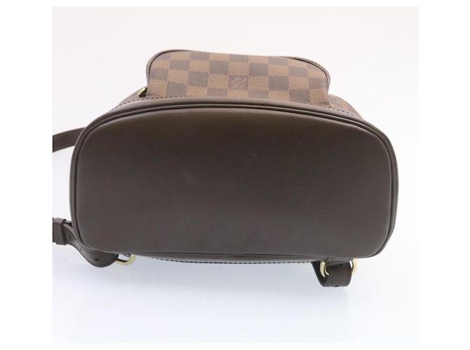 LOUIS VUITTON Zaino Montsouris MM Damier Ebene N51143 LV Auth 26498SAM - vista 5