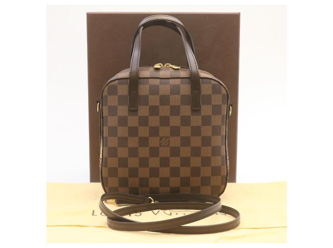 LOUIS VUITTON Borsa a Mano Spontini Damier Ebene SP Ordine N48021 LV Auth 27266SAV - vista 12