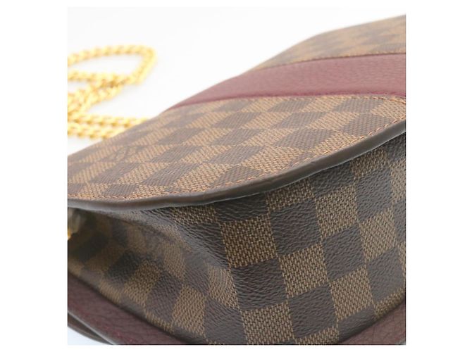 LOUIS VUITTON Borsa a Spalla Wight Chain Damier Ebene N64420 LV Auth 27625SAV - vista 15