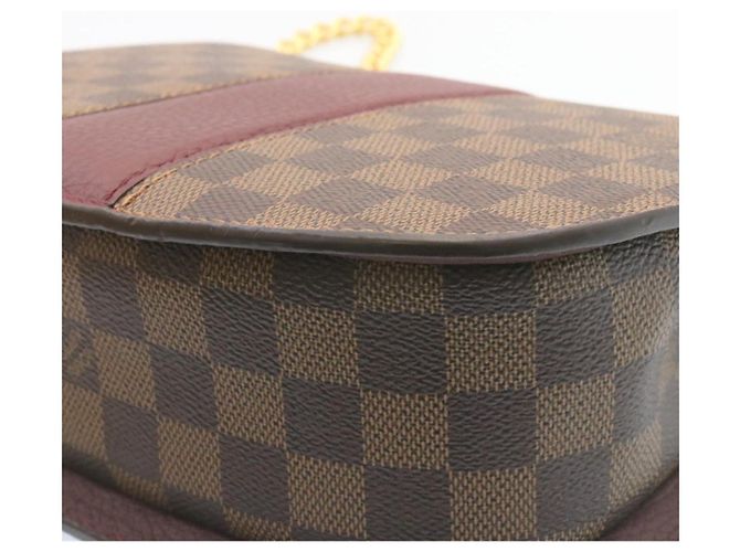 LOUIS VUITTON Borsa a Spalla Wight Chain Damier Ebene N64420 LV Auth 27625SAV - vista 16