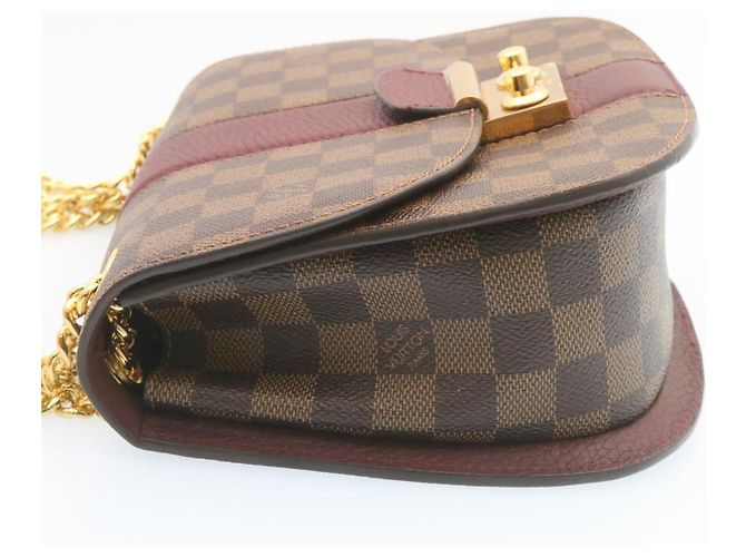 LOUIS VUITTON Borsa a Spalla Wight Chain Damier Ebene N64420 LV Auth 27625SAV - vista 3