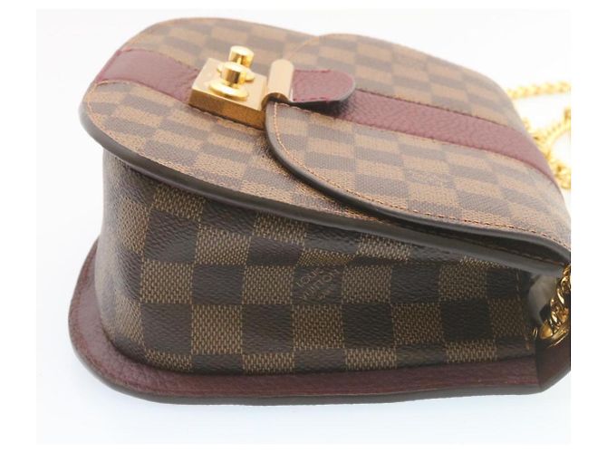 LOUIS VUITTON Borsa a Spalla Wight Chain Damier Ebene N64420 LV Auth 27625SAV - vista 4