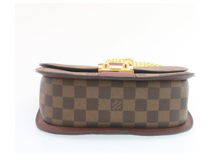 LOUIS VUITTON Borsa a Spalla Wight Chain Damier Ebene N64420 LV Auth 27625SAV - vista 5