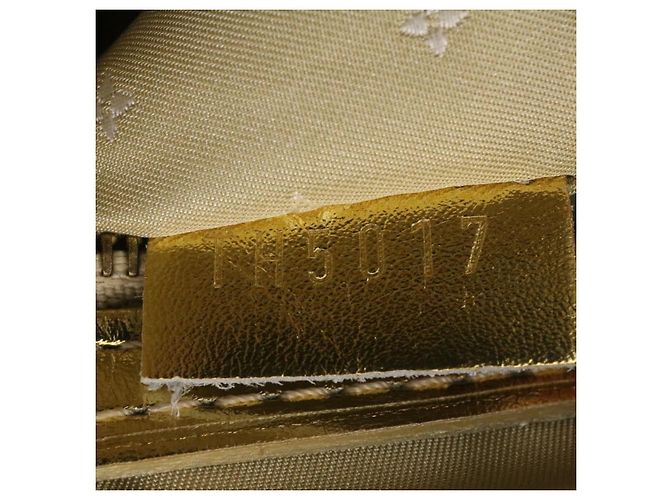 LOUIS VUITTON Borsa a Mano Suhari Lockit PM Pelle Oro M91889 LV Auth 28662SM D'oro - vista 11