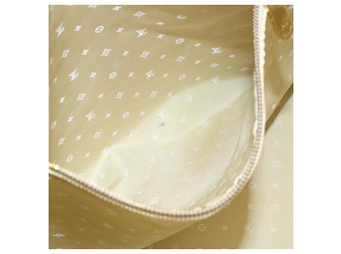 LOUIS VUITTON Borsa a Mano Suhari Lockit PM Pelle Oro M91889 LV Auth 28662SM D'oro - vista 22