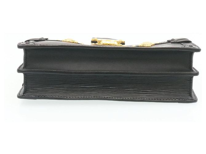 LOUIS VUITTON Epi Trunk Clutch Borsa a Spalla 2Way Nera M53052 LV Auth 28382SM Nero - vista 6
